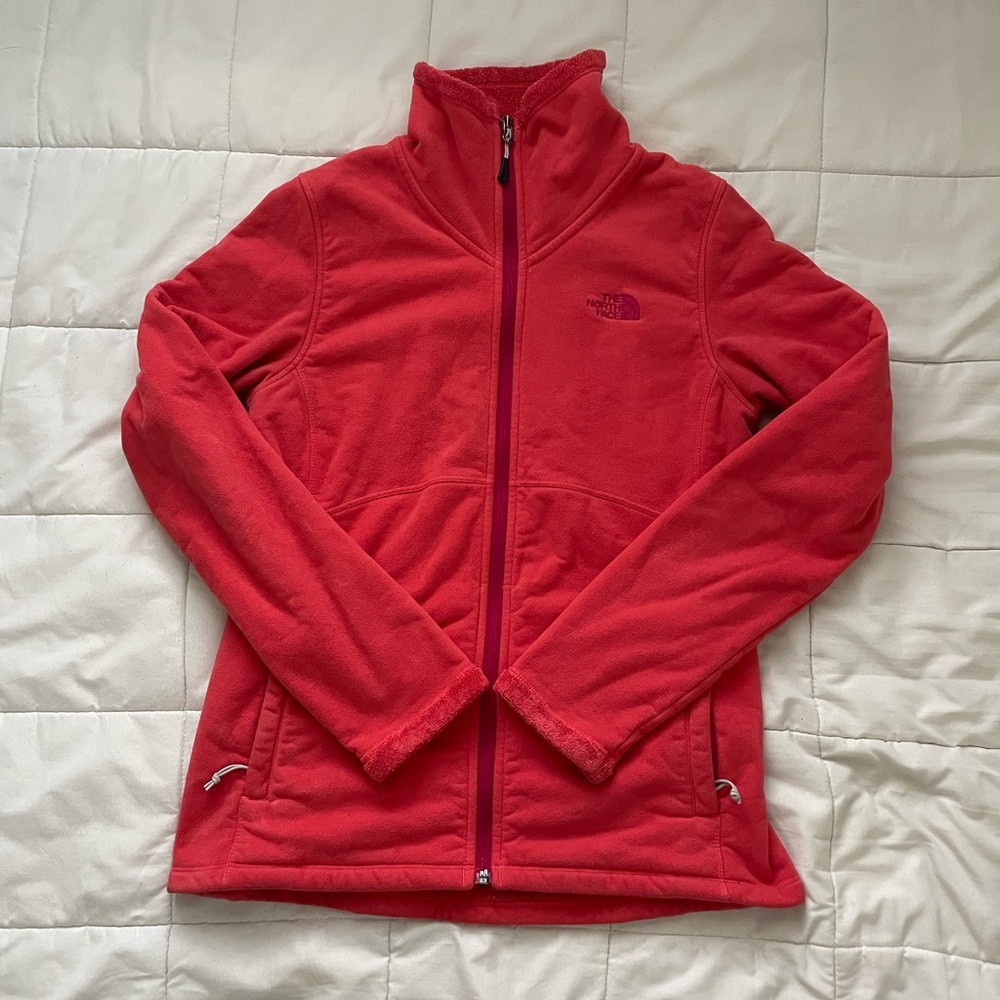 Women’s North Face fleece jacket size medium